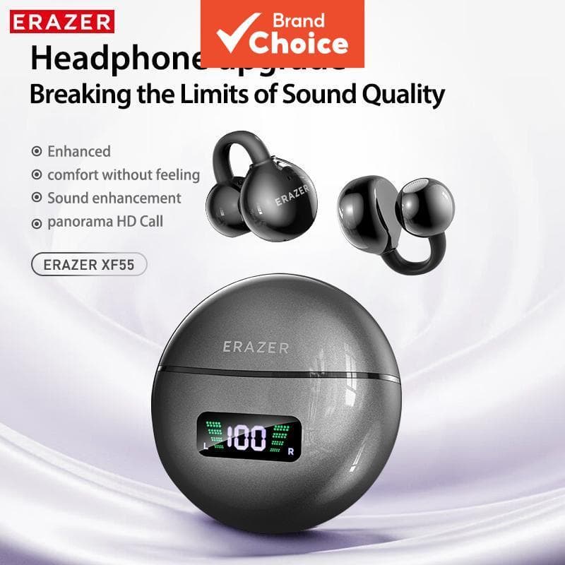 ERAZER XF55 Fones De Ouvido AI Tradução Bluetooth De Alta Qualidade HD Chamada Cancelamento De Ruído