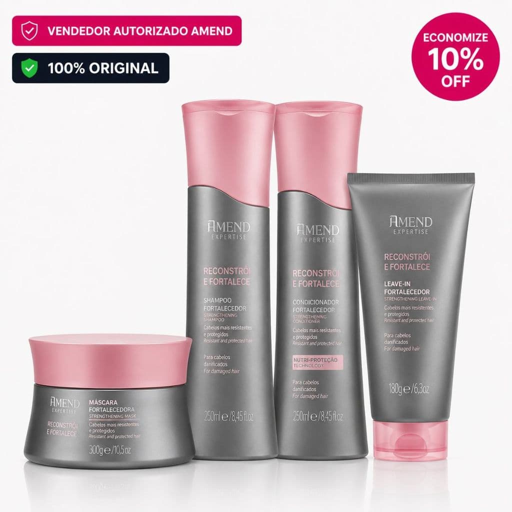 Lançamento Amend Cosmetics Expertise Prolonga e Regenera 40+ - Escolha Seu Kit