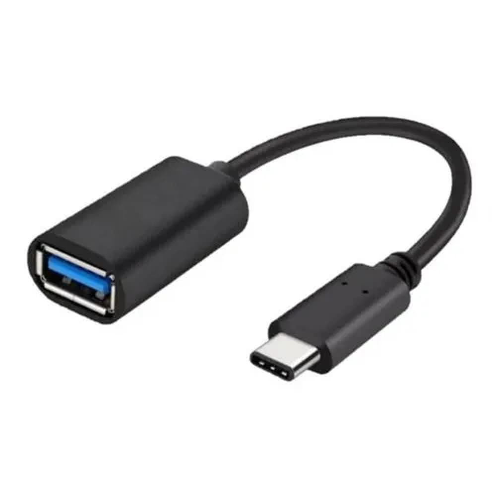 Cabo Adaptador Otg Compatível Usb 3.0 para Smartphone Tipo C