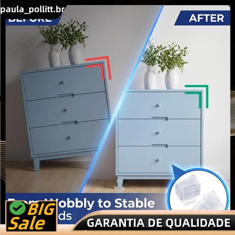 8 Peças Niveladores De Móveis Calços De Plástico Flexíveis Cunha De Nível Para De Blocos Ajustáveis De Calço