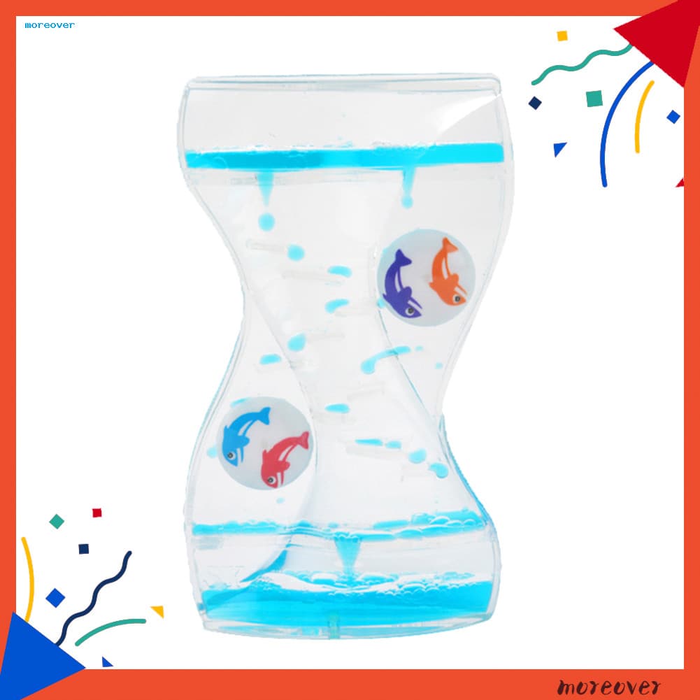 Mais Movendo Gotejamento Óleo Ampulheta Temporizador De Bolha Líquida Brinquedo Infantil Decoração De Mesa De Escritório