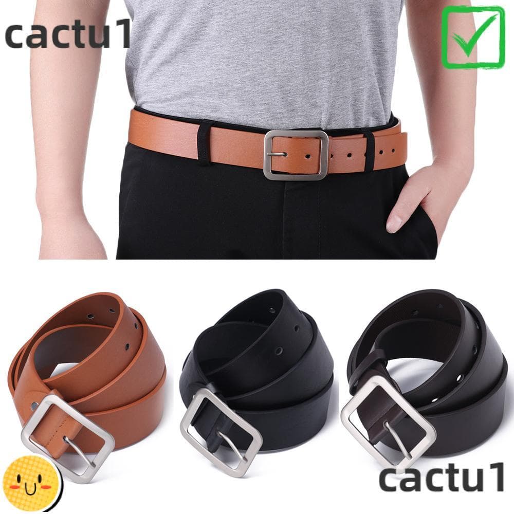 CACTU Cintos De Cintura De Alta Qualidade Venda Quente Moda Fivela De Pino Quadrado
