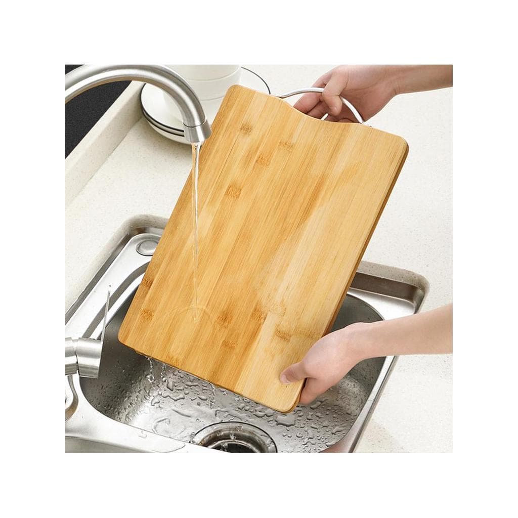 Tábua de corte à prova de mofo espessada Tábua de corte de madeira maciça Tábua de corte retangular espessada de bambu i