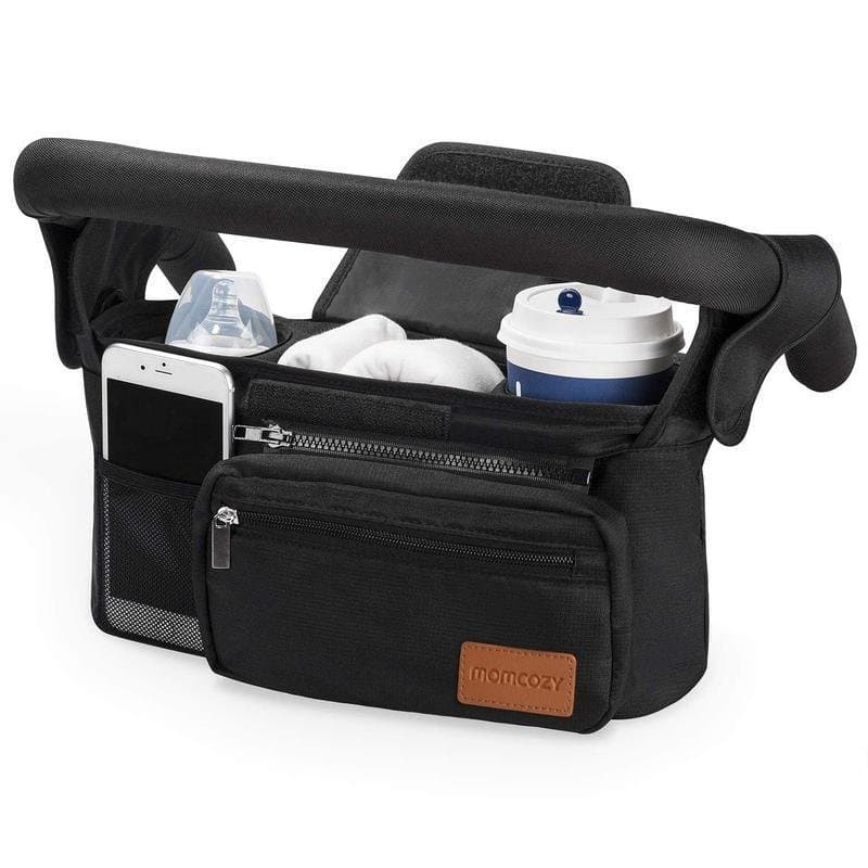 Organizador para Carrinho de Bebê Momcozy com 2 Porta-Copos Isolados e Grande Capacidade para Itens Essenciais do Bebê -