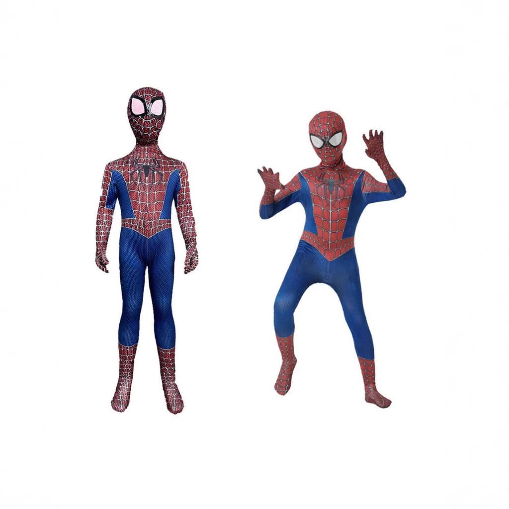 Remitoni Homem-Aranha Crianças cos Roupas Tightsuit Halloween Performance de Palco Traje Terno