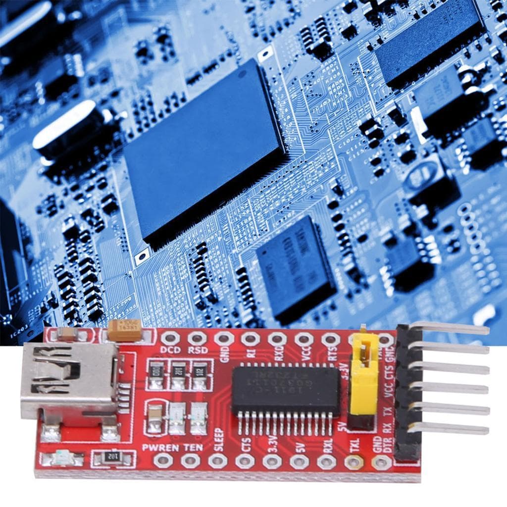 3clife-BR FT232RL 3.3V 5V Mini USB 2.0 para módulo adaptador conversor de porta serial TTL