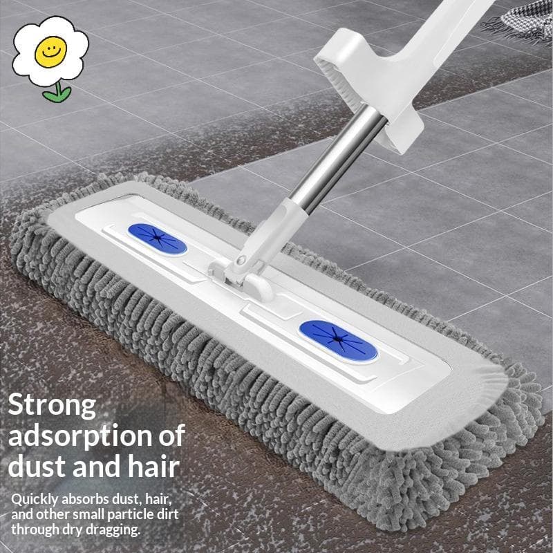 maoting } 1Pc 45CM Pano De Substituição De Esfregão Plano De Microfibra Almofada Reutilizável Altamente Absorvente Para