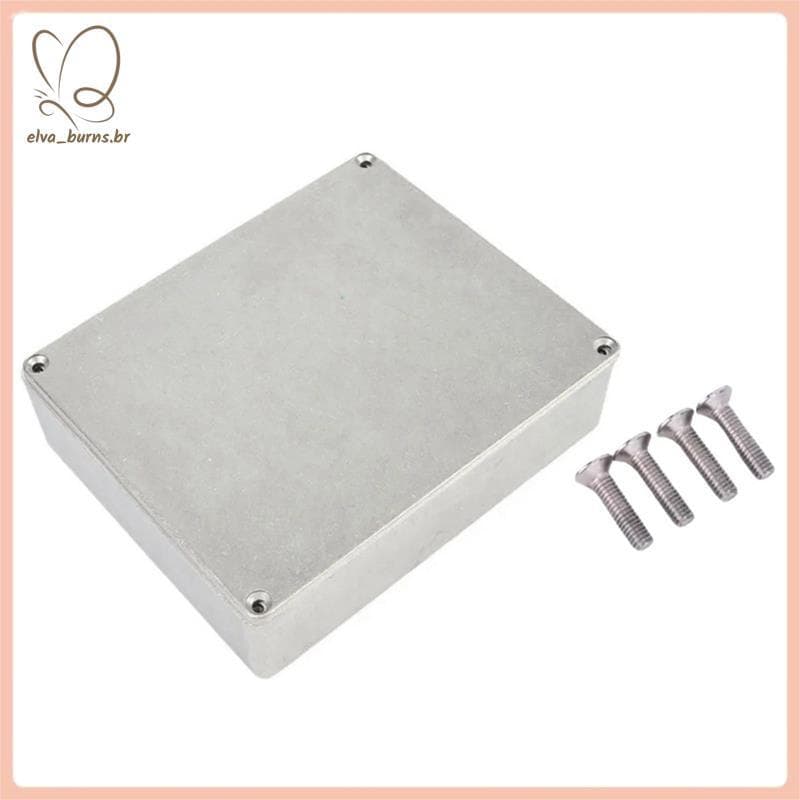 [elva_burns.br] 1590XX (145x121x39.5mm) Caixa De Pedal De Alumínio-Estojo Efeitos/Para De Guitarra Stompbox