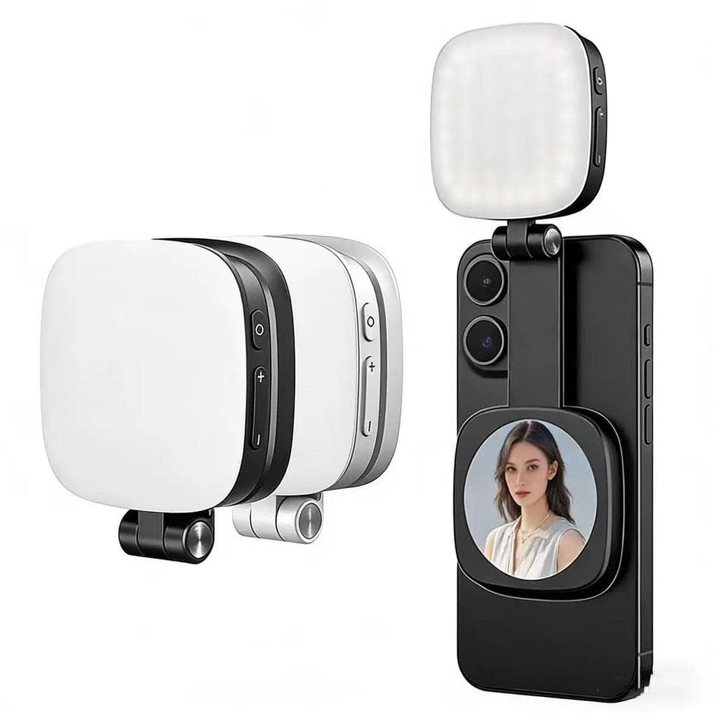 Luz LED Preenchimento Magnética Selfies 2em1+espelho Maquiagem