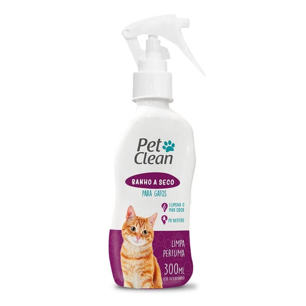 Shampoo Banho a Seco para Gatos Pet Clean