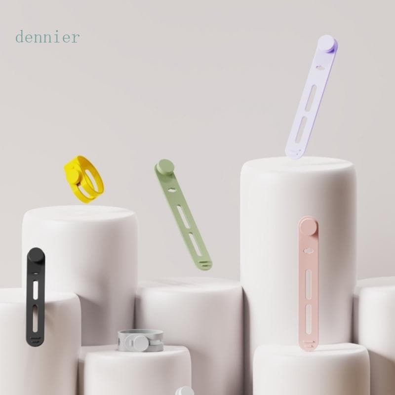 Den 5 Unidades Organizadores Cabos Silicone Reutilizáveis Gravatas Gerenciamento