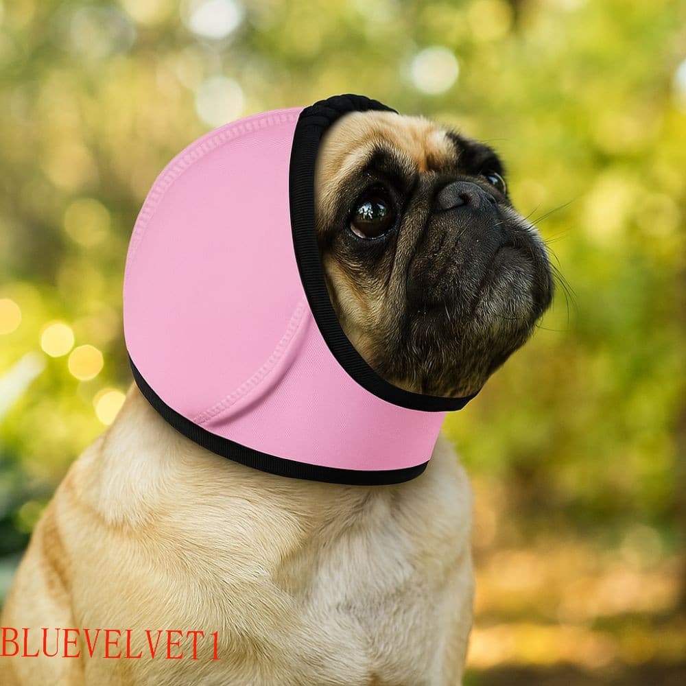 BLUEVELVET1 Protetores de Orelha para Cães, Proteção Auditiva Impermeável para Cães, Protetores de Orelha Macios e Confo