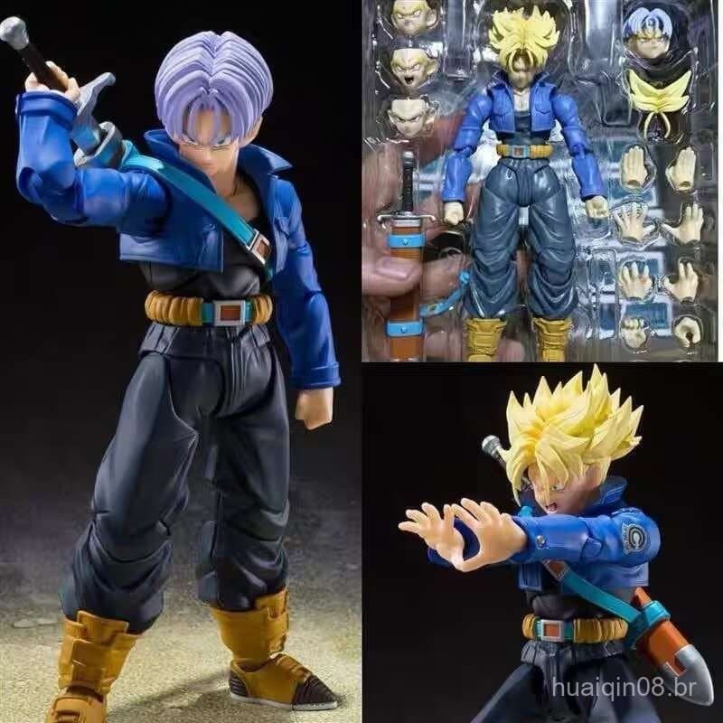 Boneco Dragon Ball Z Articulado + Acessorios Goku Deus Black Rosa 15 cm Action Figure