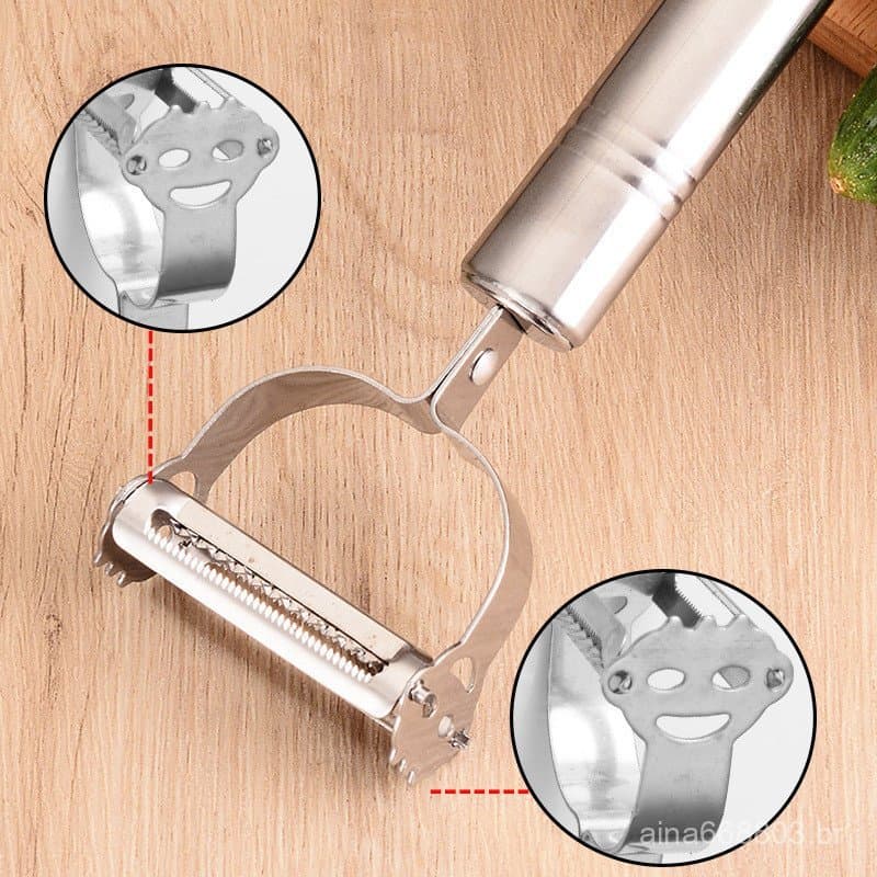 Utensílio de cozinha multifuncional para uso doméstico: triturador de batatas, cortador de vegetais, descascador, ralado