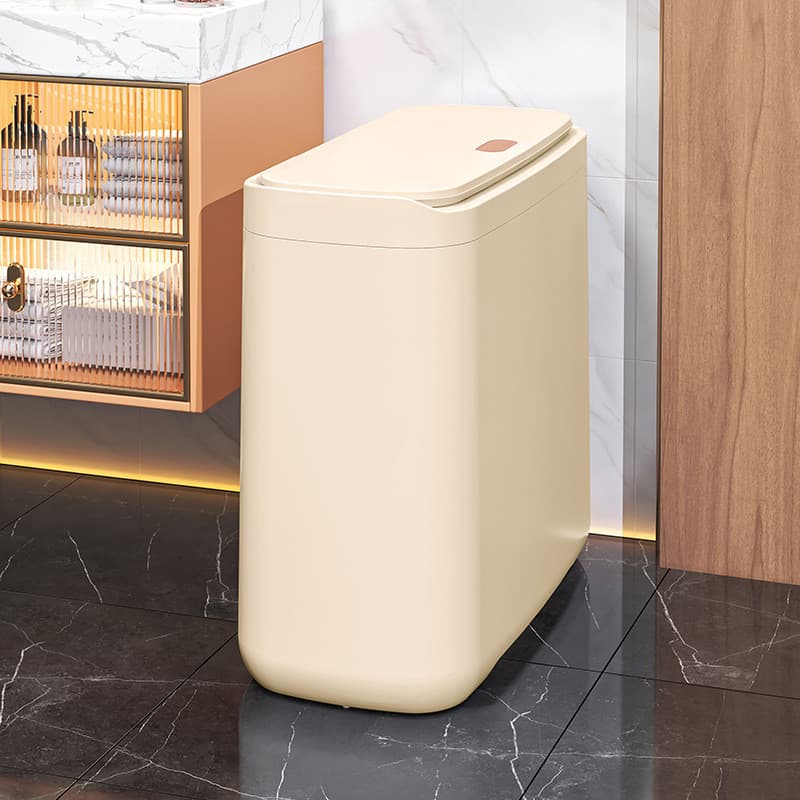Lixeira de limpeza de lacuna de vaso sanitário, lixeira doméstica de alta aparência selada, grande capacidade, capa de b