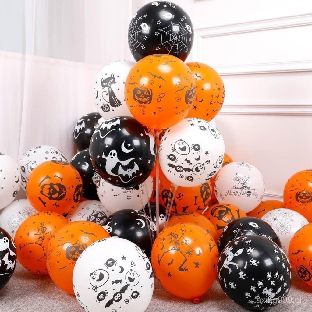 KITs Balão Bexiga Decoração de Halloween e Festas - ENVIO SORTIDO