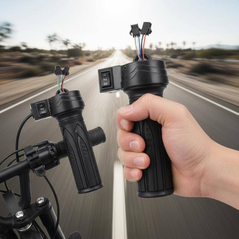 Hot > Guiador Giratório Eficiente De 3 Velocidades Para Gerenciamento Preciso De Velocidade Em Scooters Elétricos