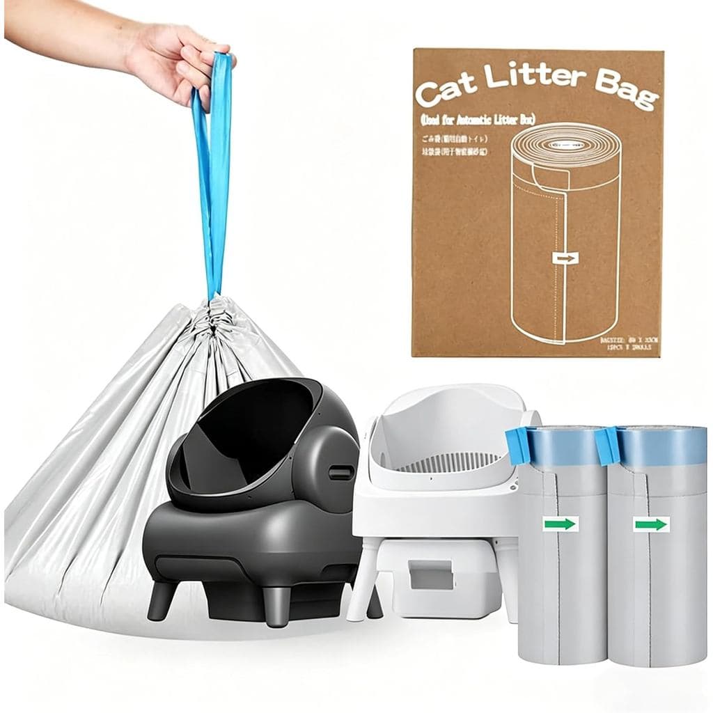 Forros para Caixas de Areia de Gato 27"x 13" para Robôs de Limpeza Automática de Areia de Gato, Compatíveis com Autoscoo