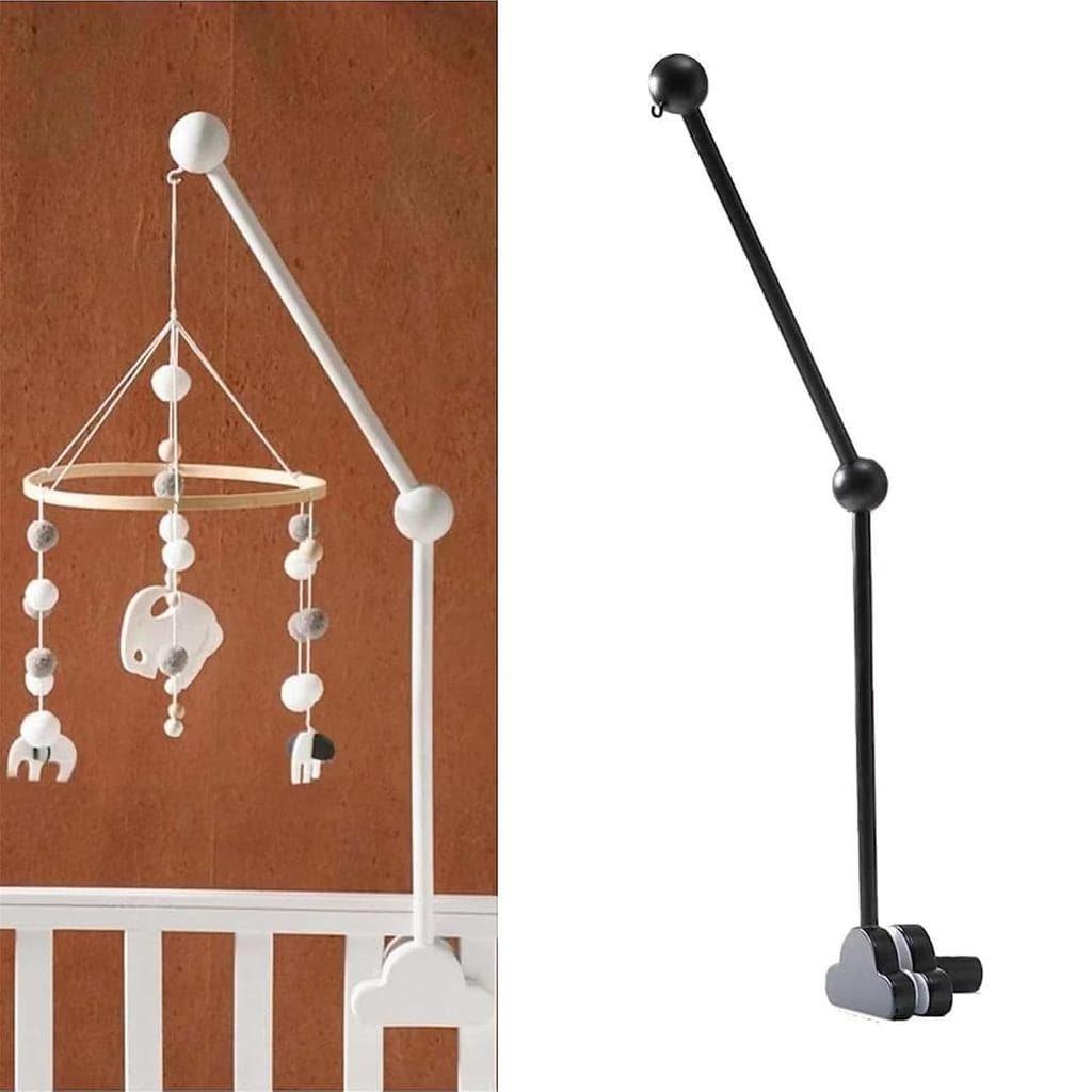 Braço de Madeira Suspenso para Móbile de Berço de Bebê, Suporte para Móbile de Bebê, Braço para Móbile de Berço, Fixação