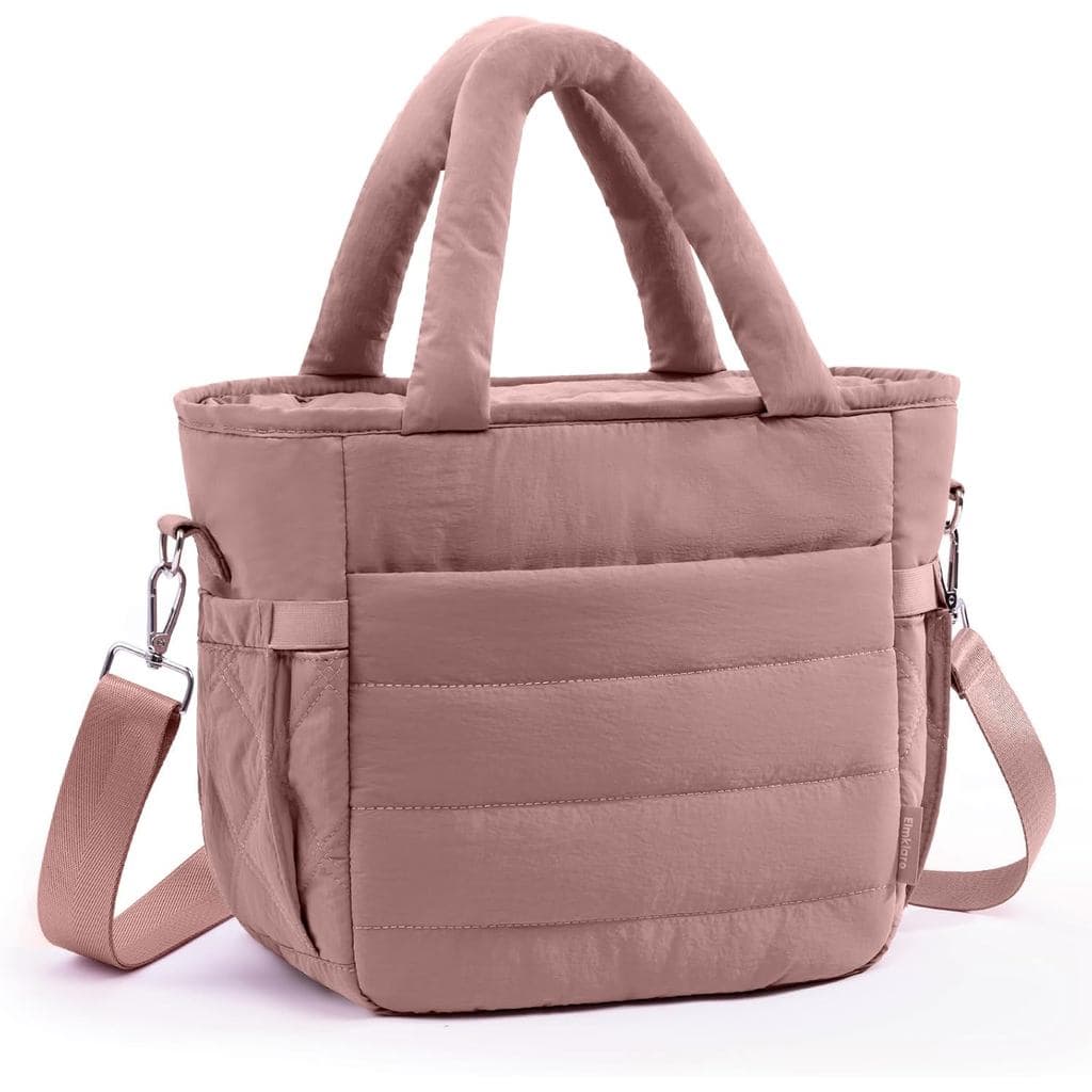 Bolsa Térmica para Almoço, 12L, Estilosa e Macia para Mulheres, Bolsa Térmica Impermeável com 4 Bolsos e Alça de Ombro A