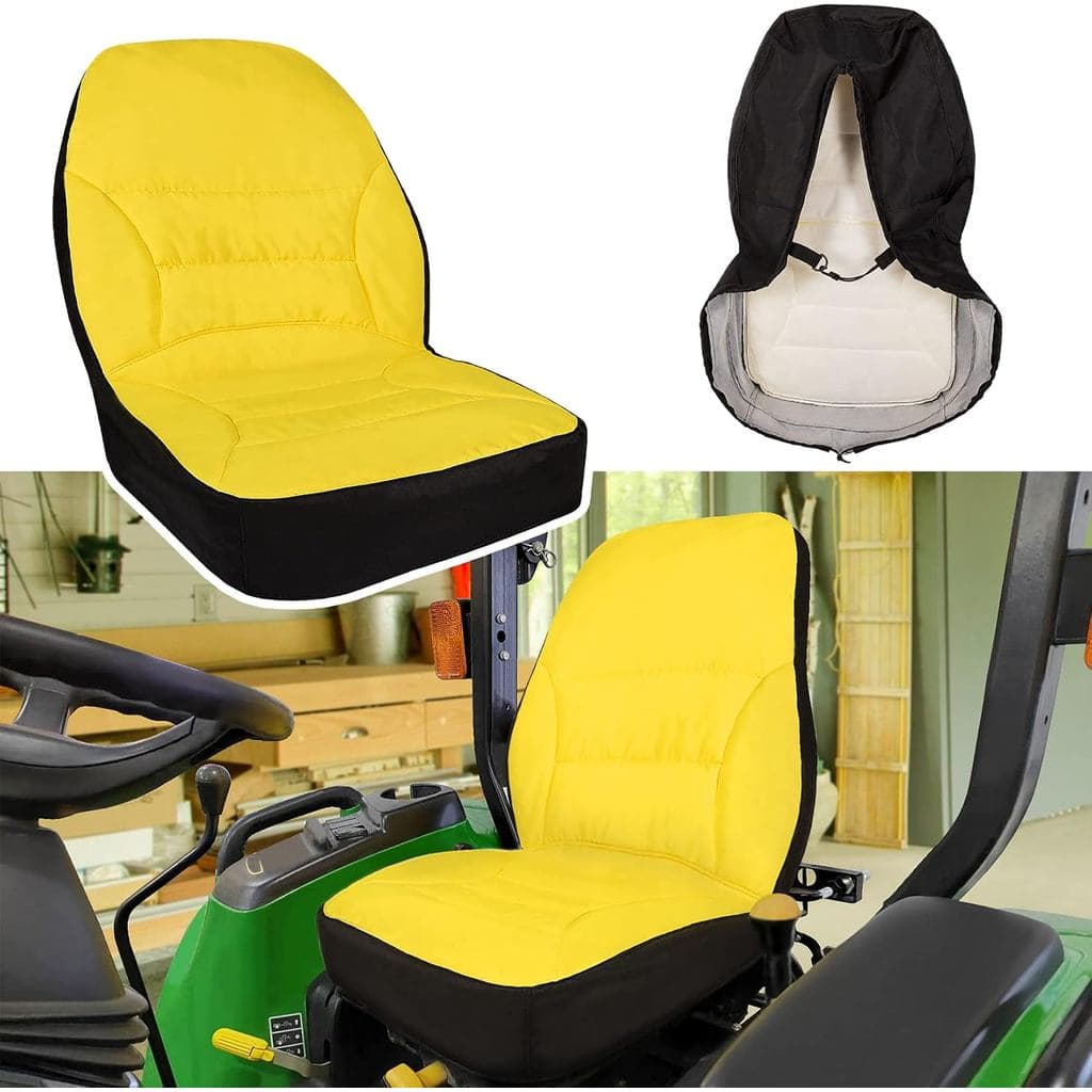 Capa de Assento Grande LP95233 para Trator Utilitário Compacto, Assento Acolchoado com Altura de até 18", Compatível com