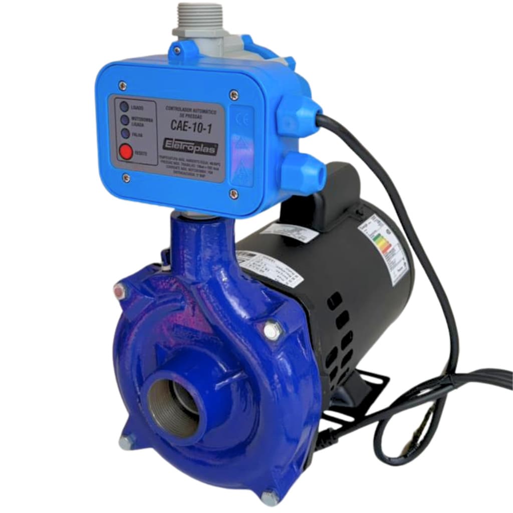 Bomba Pressurizadora Água Eletroplas 2cv Até 12 Pontos 220v