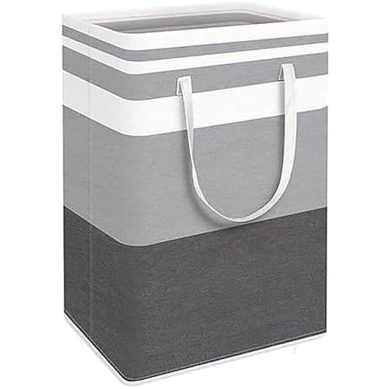 Saco De Armazenamento De Roupas Sujas , Lavanderia Pop-Up Prático De Pano Oxford De 75 L/19.8 Galões Para E (Cinza)