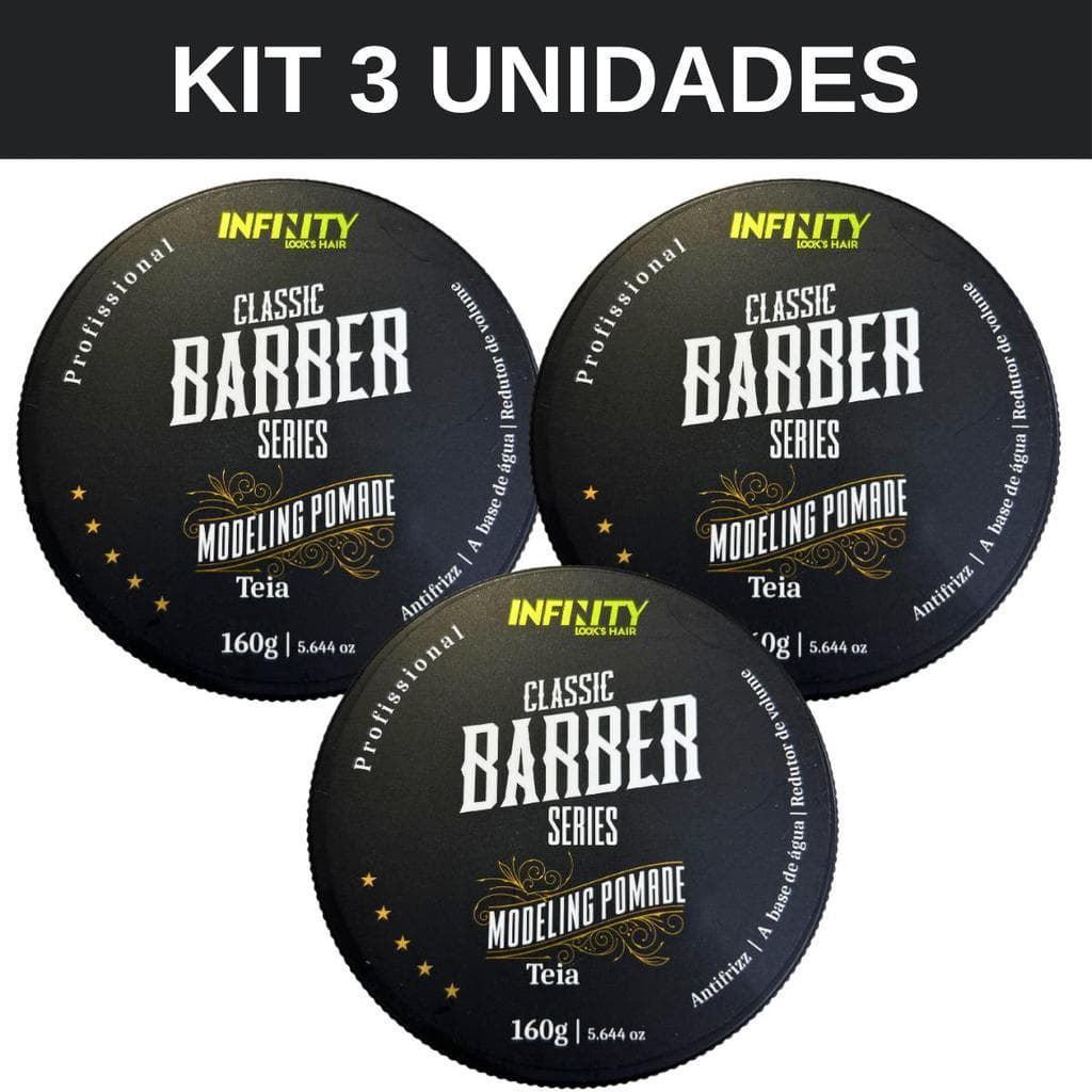 Kit 3 Pomadas Modeladora Efeito Teia Infinity Look's 160g