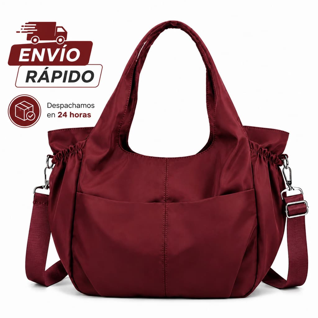 bolsa feminina de tamanho medio em Nylon Impermeável bolsa de ombro transversal para  academia  viagens