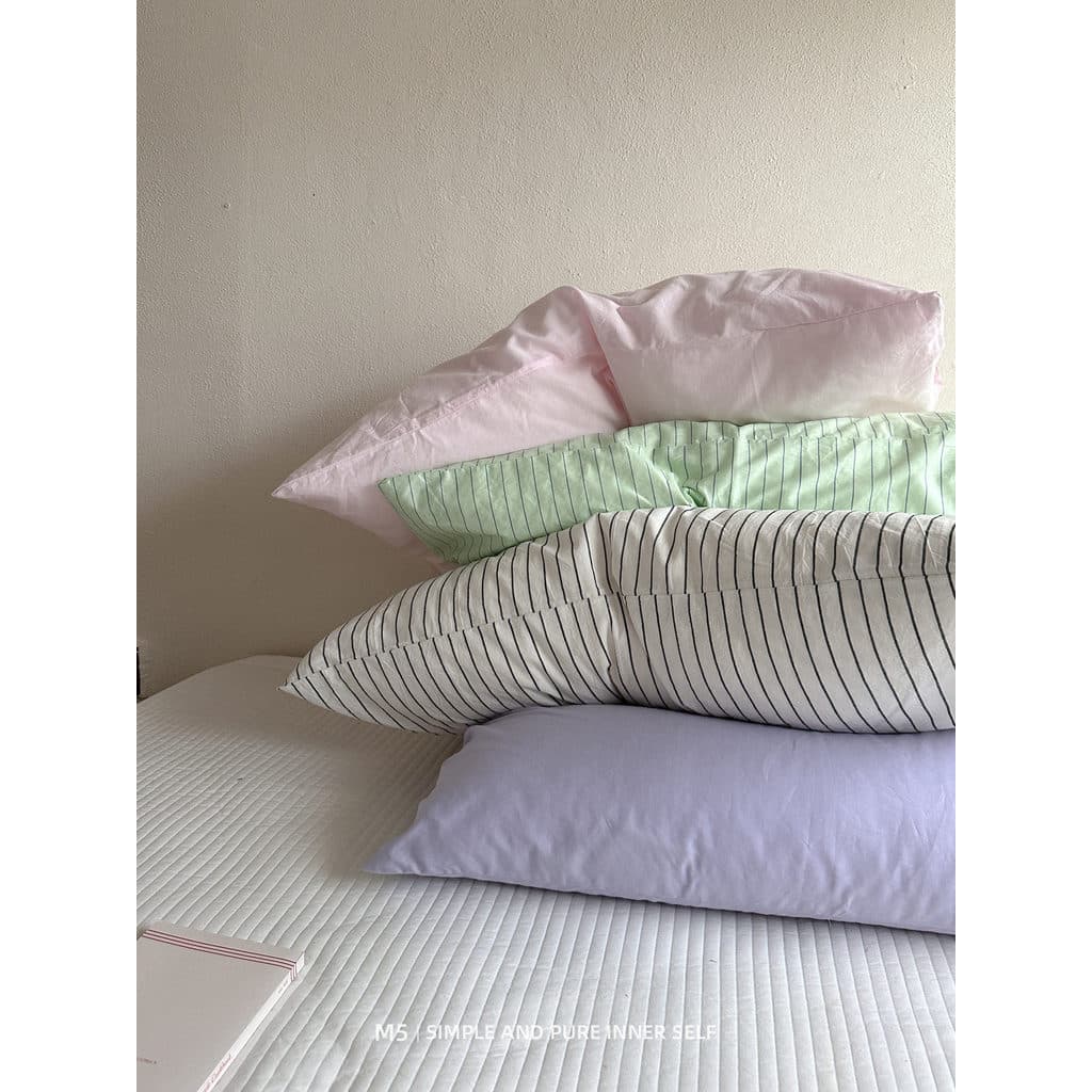 Mint Mambo fresco cor sólida único produto combinando algodão puro fronha par pacote único 48x74cm fronha