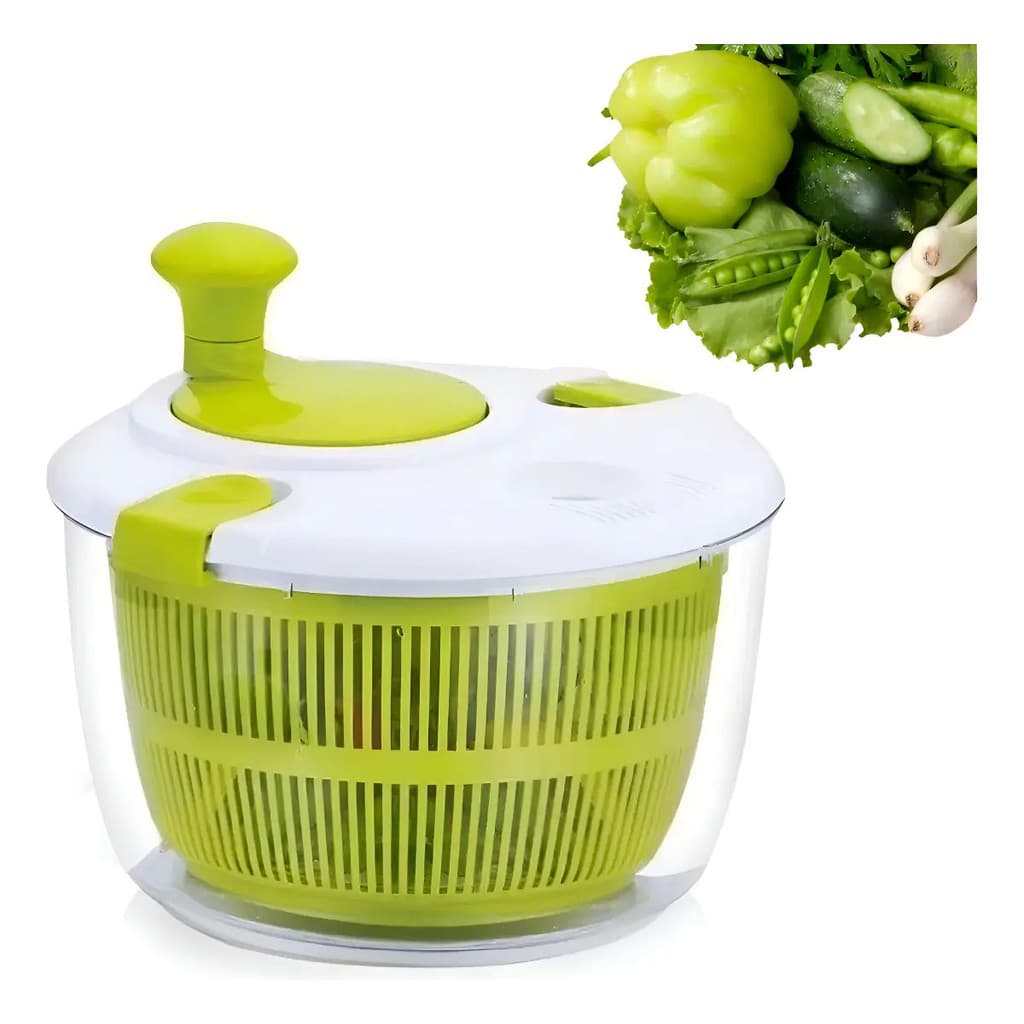 Seca Salada Centrífuga Secador Folhas Verduras Legumes 5L