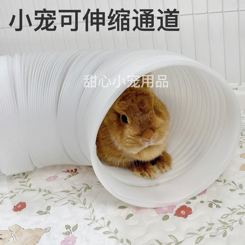 Coelho túnel brinquedo ninho cobaia canal retrátil coelho canal Hamster chinchila chinchila canal ninho