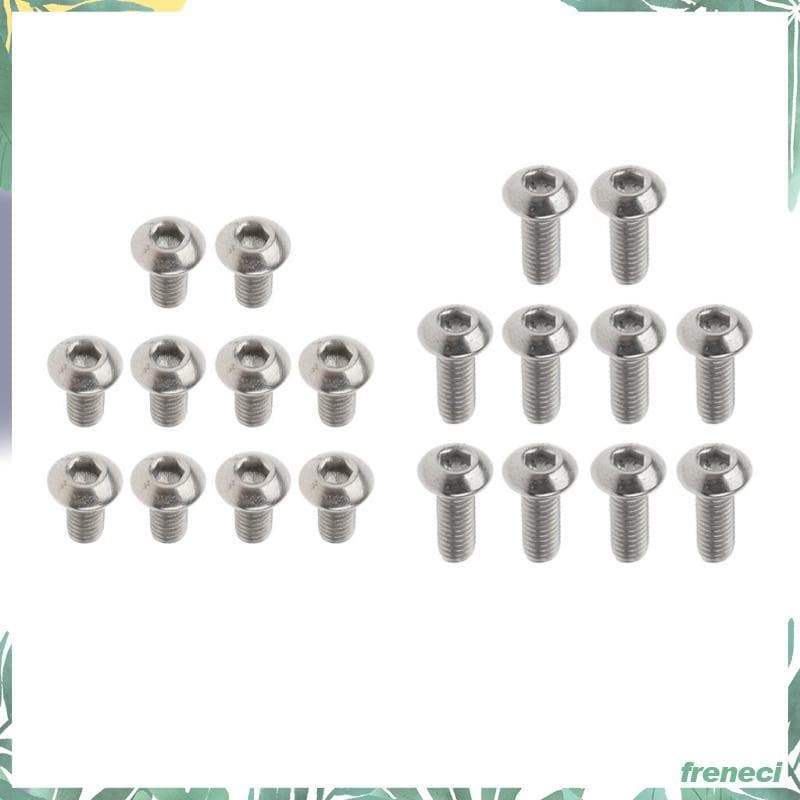 [Freneci] Parafuso De Titânio Polido M3 Parafusos De Soquete Allen Sextavados , Quantidade De 10 Peças , M3 x 6 Mm 8 10