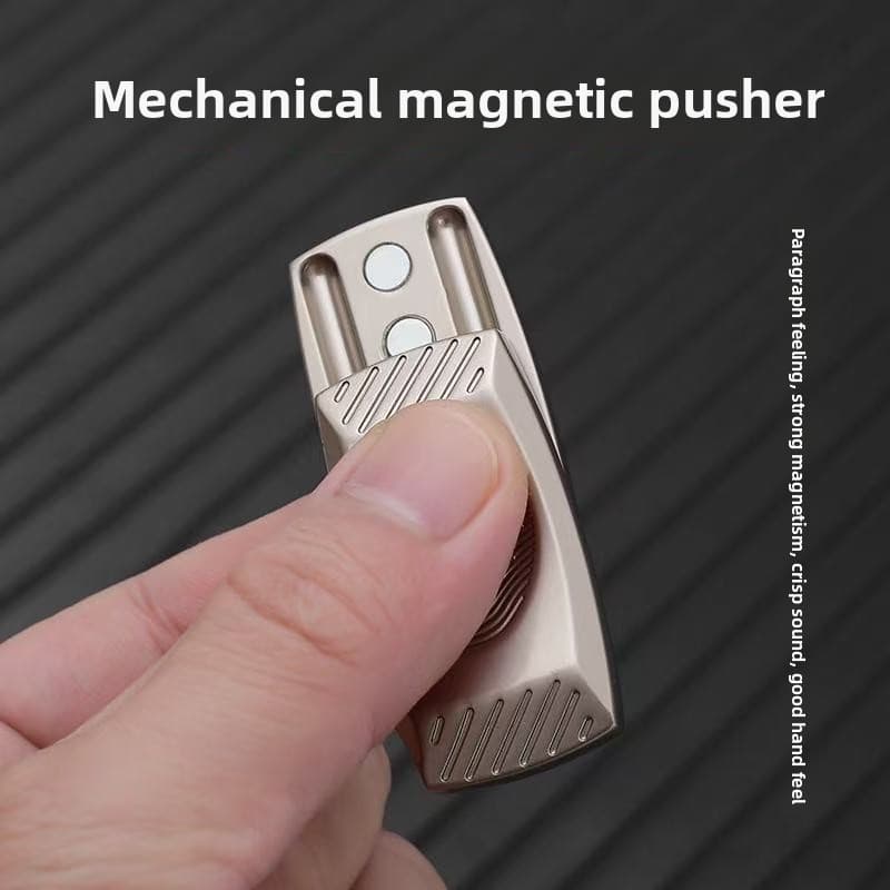 Metal som onda mão Push anel moeda Fidget Spinner criativo magnético adulto dedo jogar na moda jogar brinquedo de descom