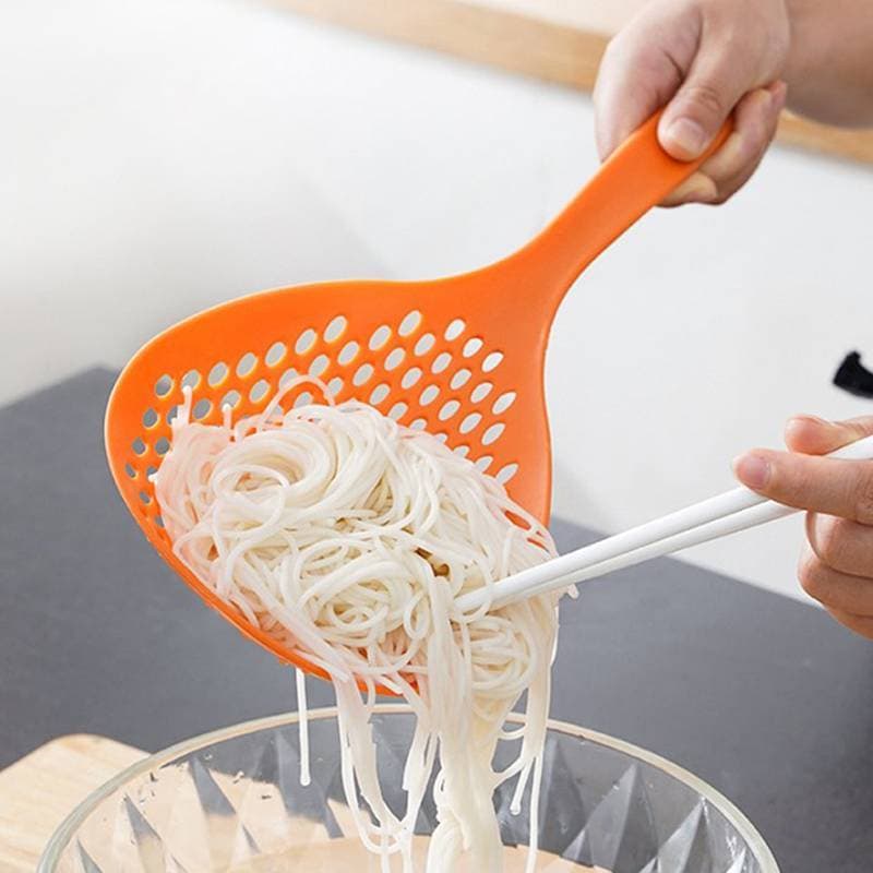 Colher Com Fenda Branca Resistente Ao Calor De Grande Capacidade ZVT Para Bolinhos Ferramenta De Cozinha BR