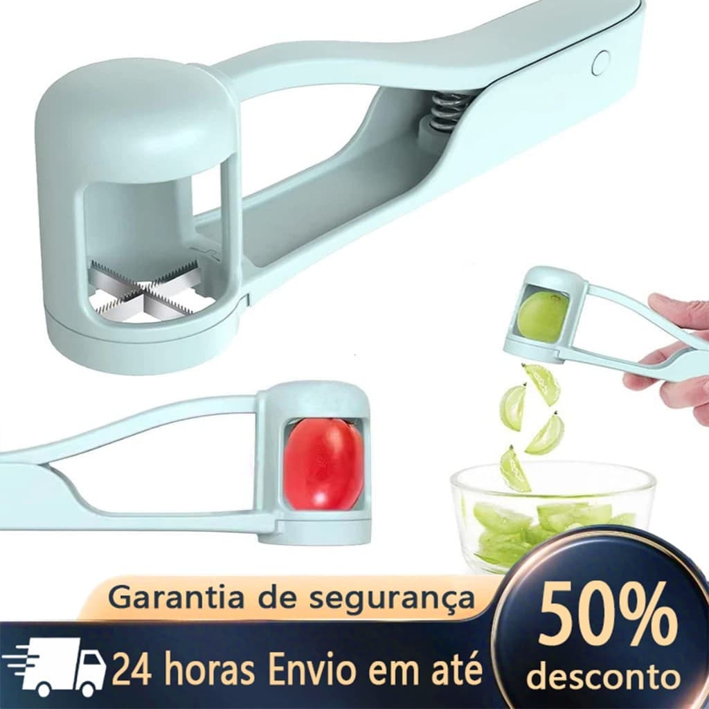 Fatiador de frutas Anti-estrangulamento, entrada complementar de alimentos, corte seguro, cereja, morango, uva, tomate