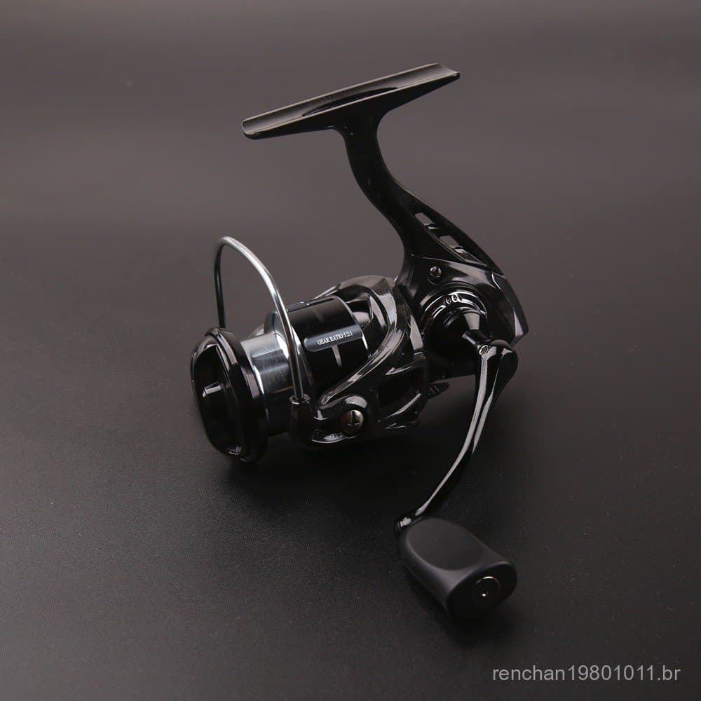 Carretilha de spinning para pesca transfronteiriça, carretilha para vara de pesca marítima, carretilha de pesca totalmen