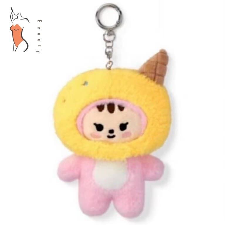 Chaveiro Com Capuz De Sorvete De Desenho Animado-Mini Bolsa Adolescente Estilo Matryoshka