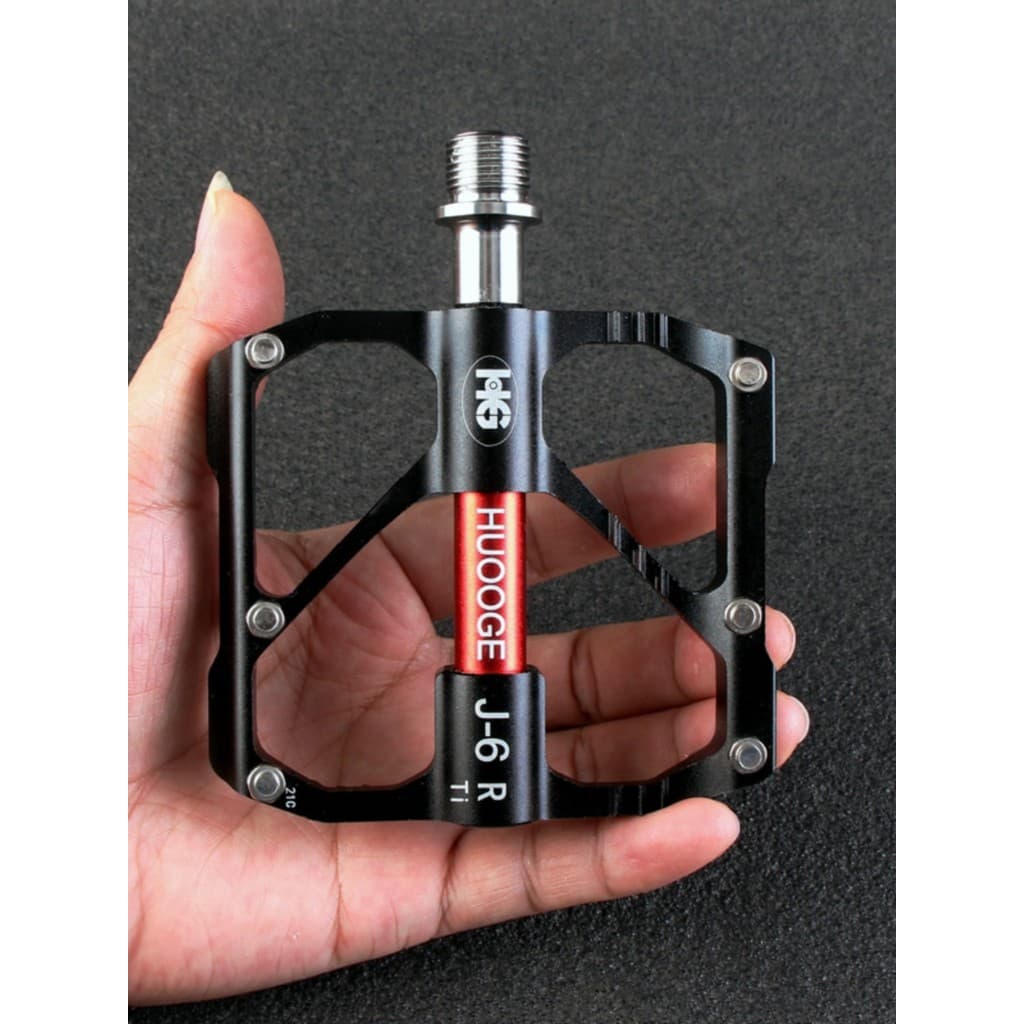 Shenzhen Huige HUOOGE J6 Road Mountain Bike Melon Bike Pedal de rolamento de liga de alumínio