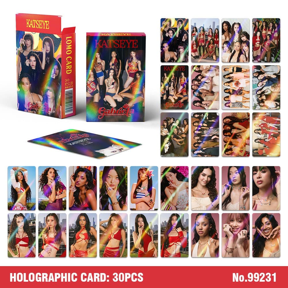 30-124 Unidades/Caixa KATSEYE Bonito CHAOS Gabriela Photocards Soft Is Strong Lomo Cards Touch My Way Adesivos MANON SOP