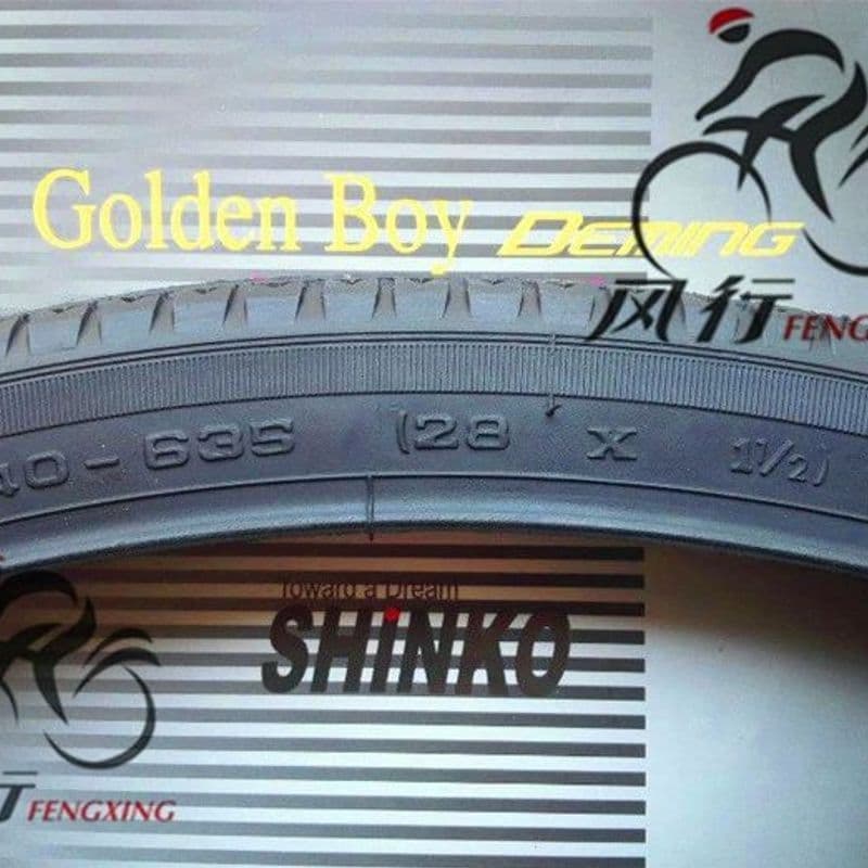 Nova marca celebridade Deming/shinko pneu 28*11/2 antiquado 93cm bicicleta Post dengko Interior Takeaway