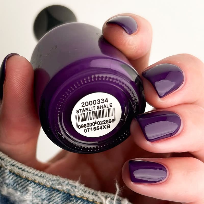 12 esmalte ORLY americano GRATUITO2000334Talha violeta starlit Roxo Escuro índigo Sem Assar