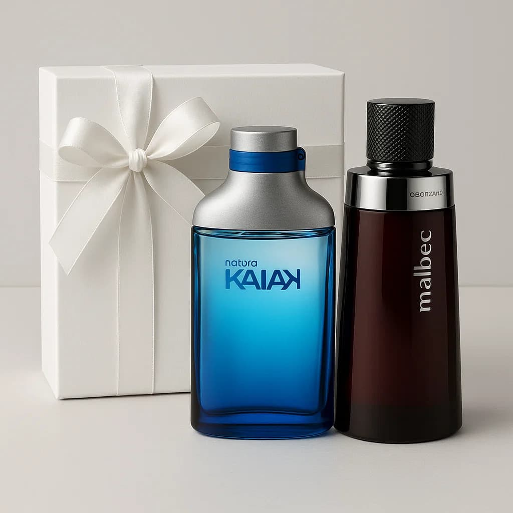 Kit Perfumes Masculinos Kayak + Mlbecc | Presente Ideal Dia e Noite | Alta Fixação | Pronta Entrega