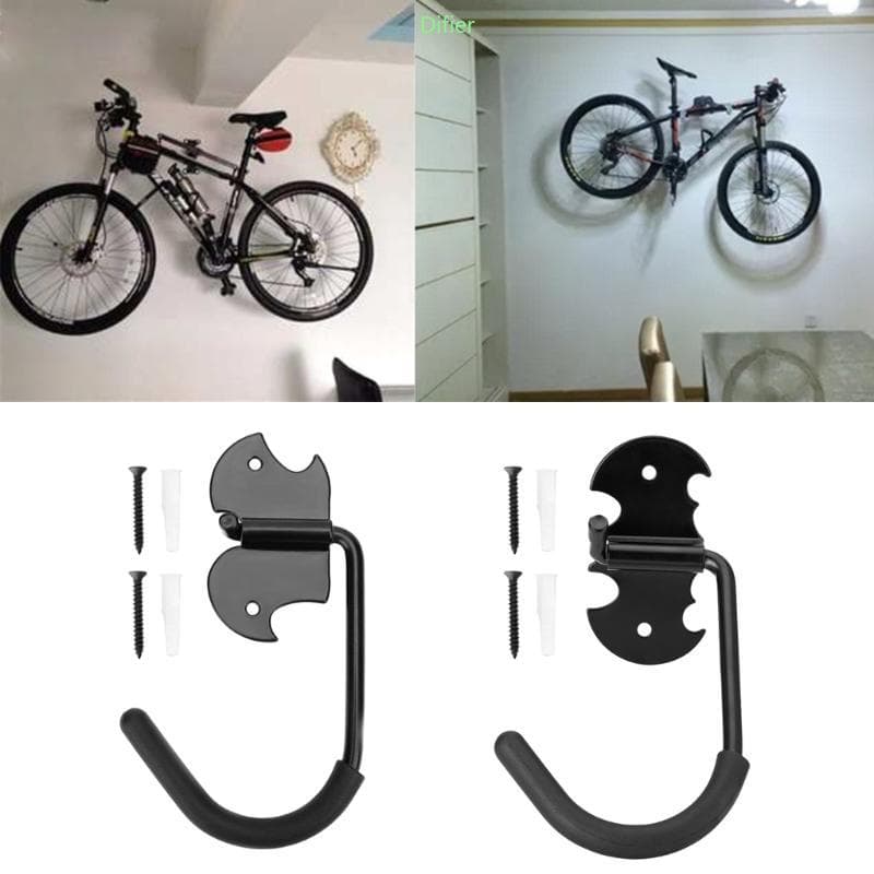 Difier Bicicletas Montado Rack Stands Mountain Bike Cabide Gancho Armazenamento Suportes Montagem Parede Suporte