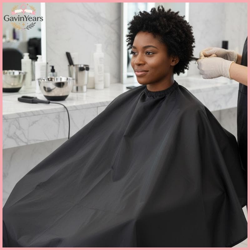 [GAVBR] Coleira Para Corte De Cabelo Capa Colorir À Prova D'água Pano De Barbeiro Vestido De Tintura Cabeleireiro Perm B