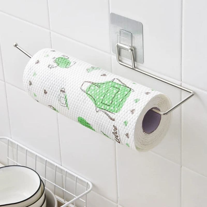 Kit Porta Papel Toalha e Suporte Filme Alumínio Parede Cozinha Linha SOPHIA