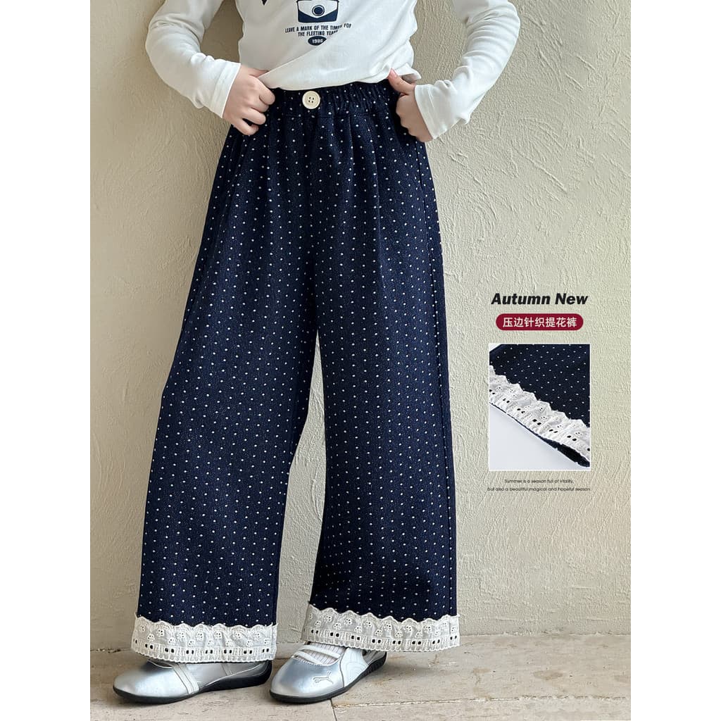 Calças femininas roupas de outono médio grande crianças calças casuais