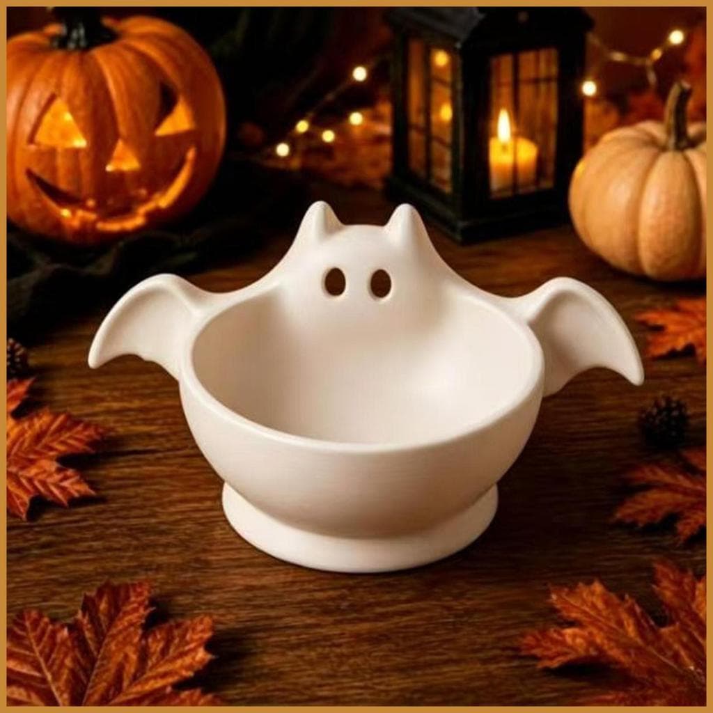 Halloween Morcego Prato De Doces Decorativo Bandeja De Exibição Tigela Para Festa Entrada Mesa Escritório greiwemy