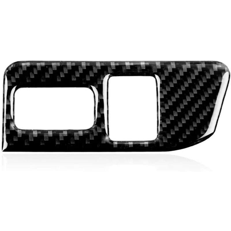 Para Subaru BRZ Toyota 86 2013-2017 Fibra De Carbono Real Interruptor Tronco Do Carro Botão Controle Capa Guarnição Ades
