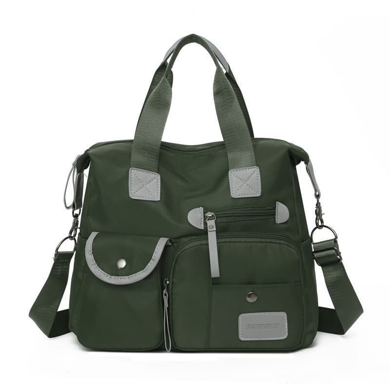 Bolsa grande feminina modelo 2026, bolsa de mão de grande capacidade com múltiplos compartimentos, bolsa casual.